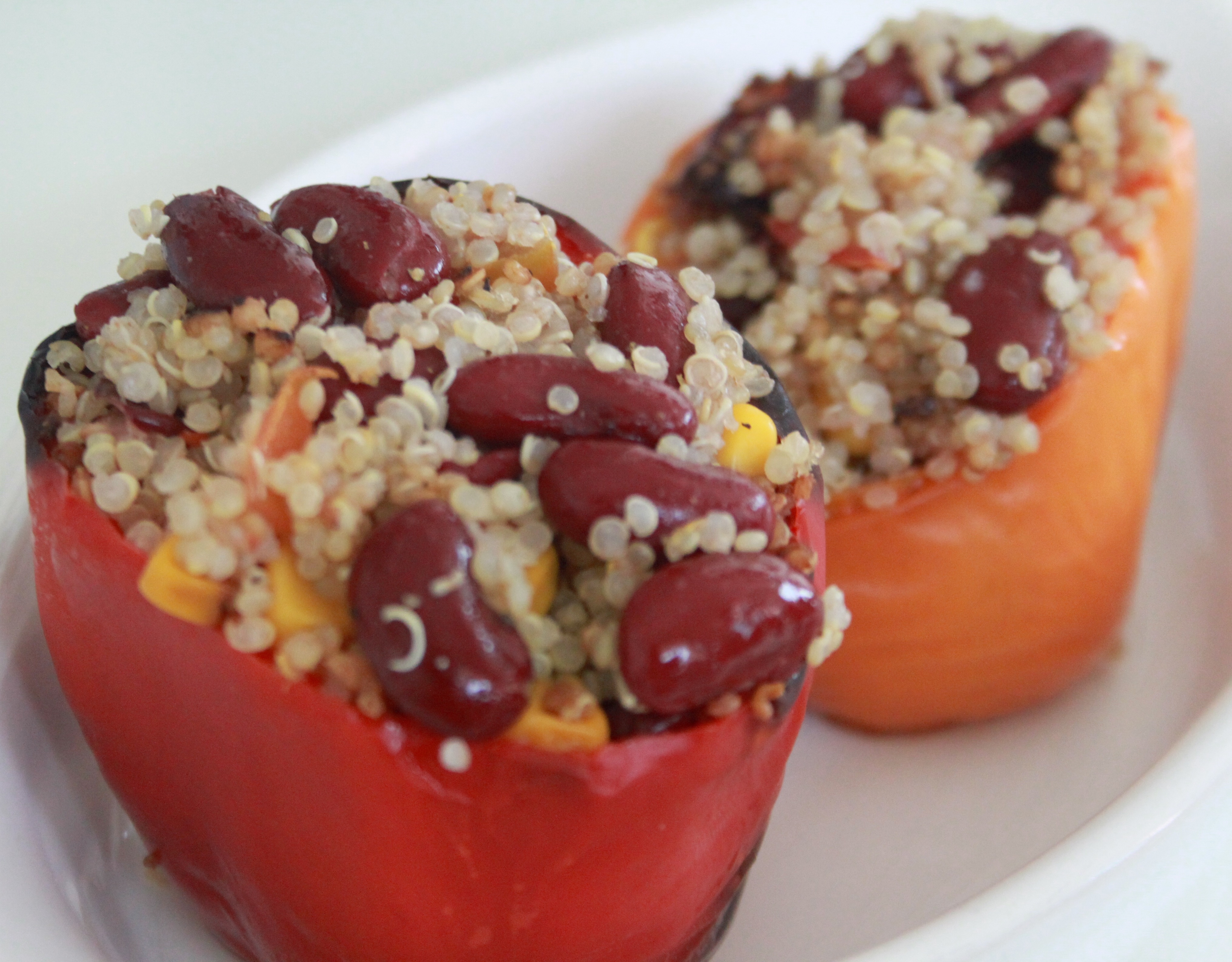 Vegetarian Stuffed Pepper with Quinoa